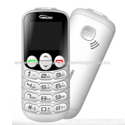 Dual-SIM Phones with Emergency Button for Seniors, Rubber Painting Housing